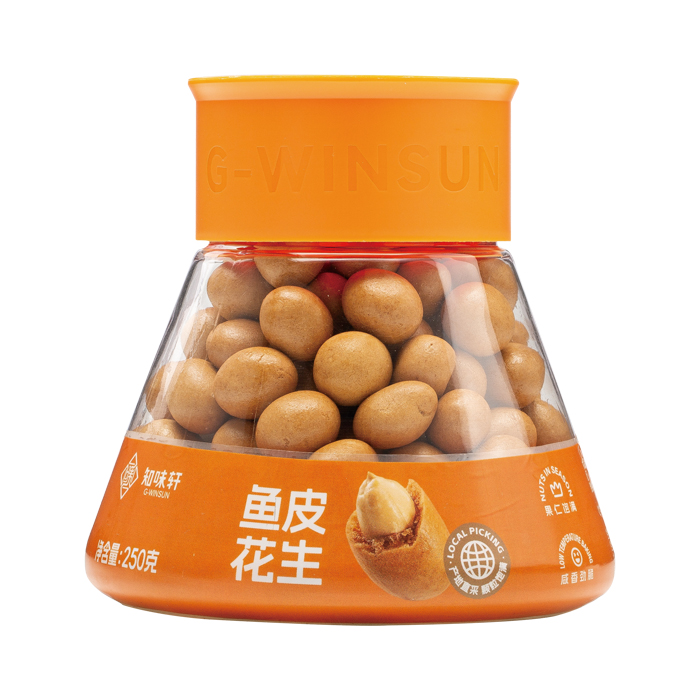 魚(yú)皮花生250克
